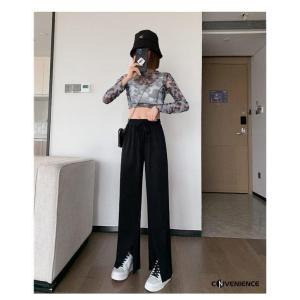 ワイド ガウチョ ワイドパンツ レディース ロ...の詳細画像5