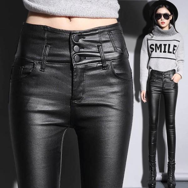 【大特価】PUレザーパンツ レディース レギンスパンツ ロングパンツ スキニーパンツ 美脚パンツ ス...