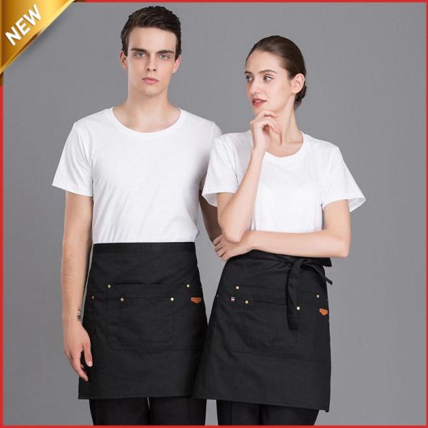 エプロン ショートエプロン 業務用 調理 前掛けエプロン レディース メンズ 作業用 婦人 保育士 ...