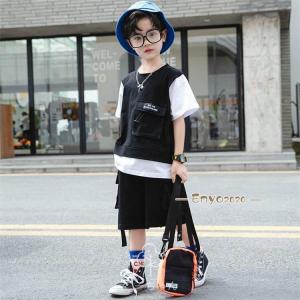 子供服 セットアップ キッズ 男の子 夏 上下...の詳細画像1
