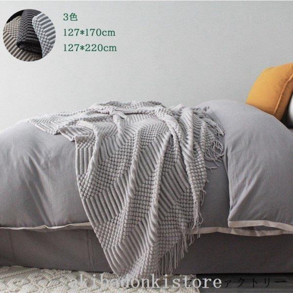 ブランケット大判おしゃれマルチカバー北欧グレーベッドソファー膝掛けカバーインテリアひざ掛けフリンジニ...