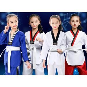 子供用スポーツ服 空手着 道着 (上下+帯)セ...の詳細画像2