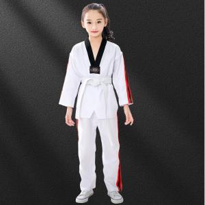 子供用スポーツ服 空手着 道着 (上下+帯)セ...の詳細画像3