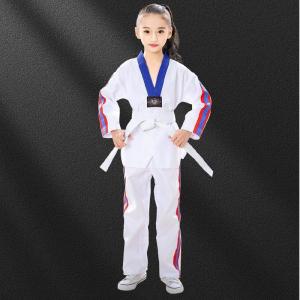 子供用スポーツ服 空手着 道着 (上下+帯)セ...の詳細画像4
