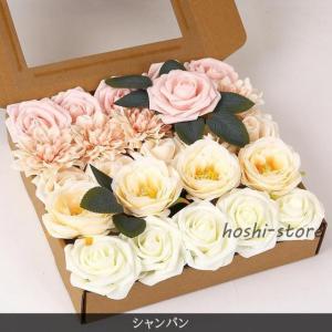 ソープフラワー 飾り ボックスフラワー スクエ...の詳細画像1