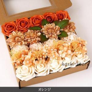 ソープフラワー 飾り ボックスフラワー スクエ...の詳細画像2