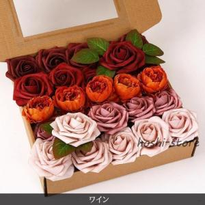 ソープフラワー 飾り ボックスフラワー スクエ...の詳細画像4