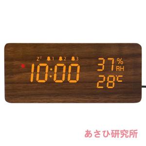 電波時計 デジタル 置き時計 湿度計 温度計 ...の詳細画像2