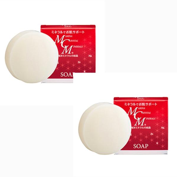 海洋ミネラル配合 ＭＣＭミネラル贅沢な洗顔ソープ　 2個セット売り