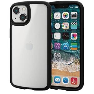 iPhone 14 iPhone 13 ハイブリッドケース ブラック エレコム TOUGH SLIM...