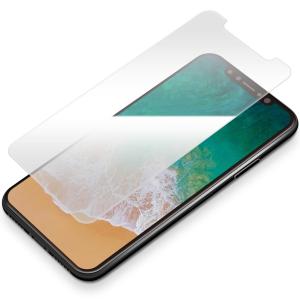 PGA Premium Style iPhone X/iPhone XS/iPhone 11 Pro用液晶保護ガラスフィルム ハーフミラー 光沢コート 高硬度9H 旭硝子製強化ガラス採用 PG-17XGL10