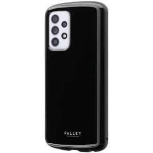 Galaxy A52 5G ケース 耐衝撃 ハイブリッド MSソリューションズ ルプラス LEPLUS PALLET AIR ブラック LP-21SG4PLABK｜msshokai