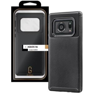 AQUOS R6 ケース 耐衝撃 MSソリューションズ グラネスト Granest BURNISH ブラック GR-21SQ1C01BK｜msshokai