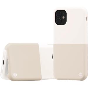 iPhone11 ケース 耐衝撃 campino カンピーノ OLE stand II オレスタンド2 スタンド機能付き シルバーホワイト ウォームグレイ CP-IA26-CBSD2/SR｜msshokai