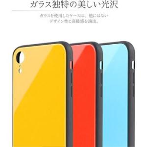iPhoneXR ケース 背面ガラスシェル M...の詳細画像1