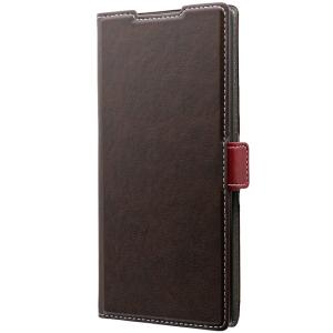 Galaxy Note10+ ケース 手帳型 MSソリューションズ ルプラス LEPLUS PIECE ブラウン カード収納1枚 スタンド機能 ストラップホール LP-19WG1PIBR｜msshokai
