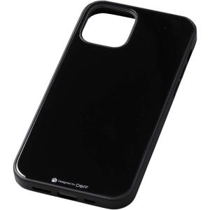 iPhone12 iPhone12 Pro ケース ガラス&TPU Deff ディーフ Etanze エタンゼ ブラック ワイヤレス充電対応 DCS-IPE20MBK｜msshokai