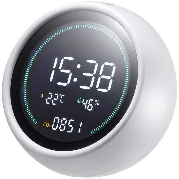サンワサプライ CO2 二酸化炭素 温度 湿度 測定器 Bluetooth接続対応 タブレットやスマ...