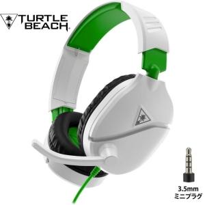 Turtle Beach ゲーミングヘッドセット Recon 70 有線 マイク付き 3.5mm 端子 PC PS5 PS4 Xbox Nintendo Switch スマホ 対応 ホワイト TBS-2455-01