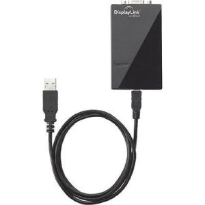 USB 2.0対応 マルチディスプレイアダプタ(WXGA+対応モデル) Logitec LDE-SX015U [新品][モニター周辺機器]｜mssk