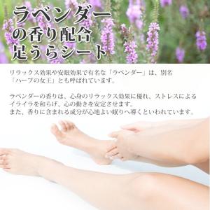 足裏シート 樹液シート 足うらシート ラベンダ...の詳細画像5