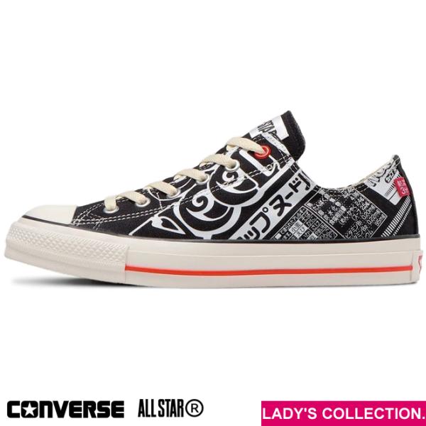 コンバース オールスター (R) カップヌードル スリップ ＯＸ ブラック CONVERSE ALL...