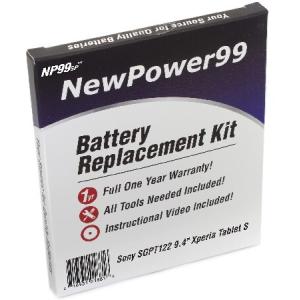 NewPower99 Battery Replacement Kit with Battery Video Instructions and Tools for Sony Xperia Tablet S SGPT122の商品画像