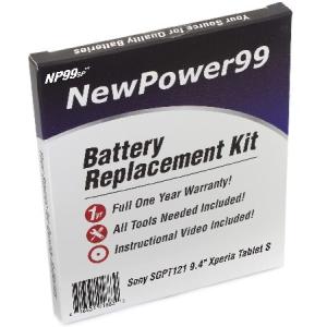 NewPower99 Battery Replacement Kit for Sony Xperia...