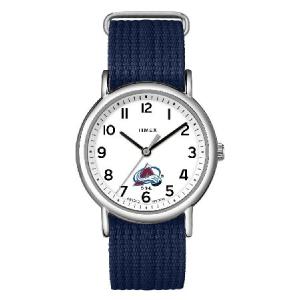 Timex ユニ ウィークエンダー 38mm 腕時計 コロラド アバランチ スリップスルーシングルレ...