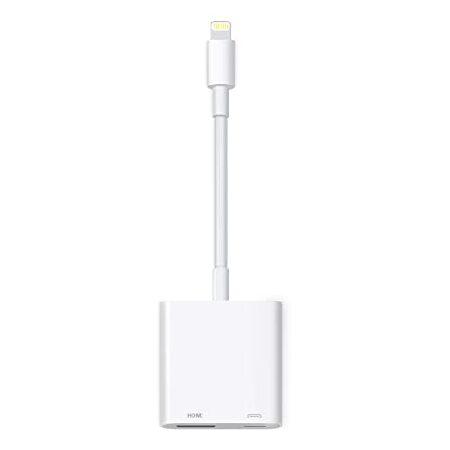 Apple MFi認証  Lightning - HDMIアダプター iPhone用 デジタルAVオ...