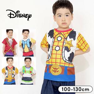 Tシャツ 半袖 キッズ ディズニー なりきり プリント 男の子 女の子 春夏 フック船長 ピノキオ ウッディ バズ 100 110 120 130 子供服 部屋着 小学生