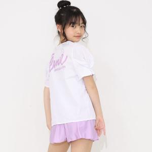 水着子供女子 セパレート Tシャツ付き タンキ...の詳細画像3