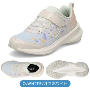 瞬足 女の子 スニーカー シューズ キッズ ジ...の詳細画像2