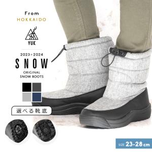 シューズ(女性用) yuki yuk（ユック） スノーブーツ レディース 防水YUK スパイク付き メンズ