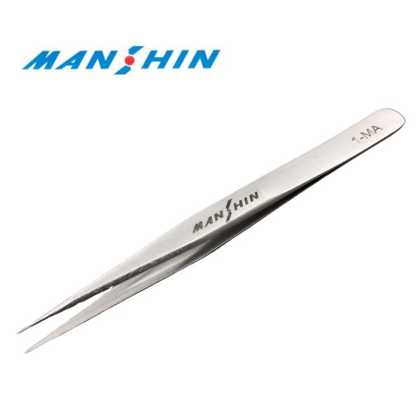 精密ステンレスピンセット ストレート 高精度 先細め 先尖 メール便全国送料無料 工業用DIY 工具...