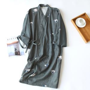 ルームウエア ペアパジャマ ガーゼ カップル ...の詳細画像2