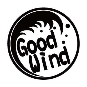 カッティング ステッカー 波デザイン GoodWind (ウインドサーフィン)