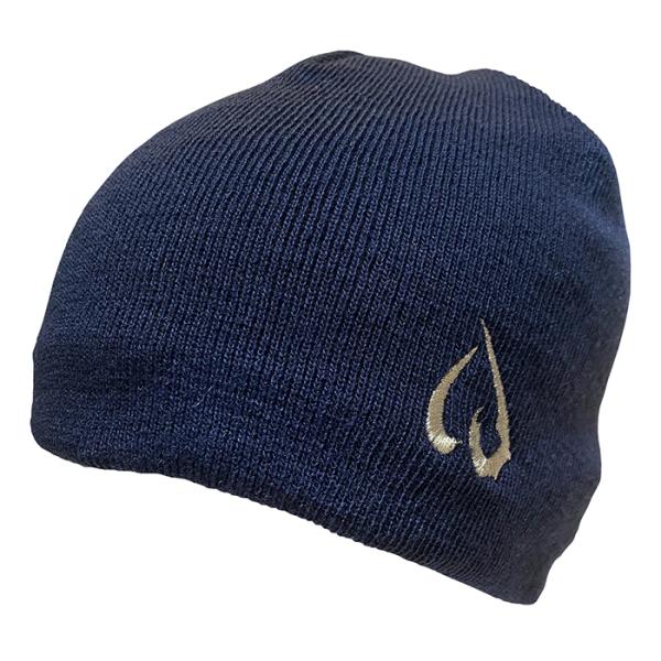 ID one (アイディーワン) ビーニー ネイビー/シルバー 日本製 Beanie ID one