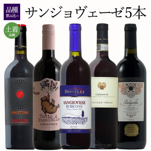 サンジョヴェーゼ5本セット  ワイン セット wine