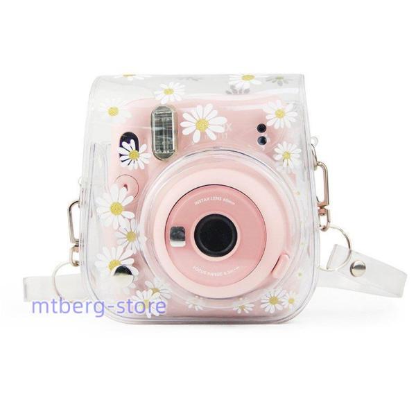 カメラバッグ Instax mini11 カメラケース マーガレット フラウア 花模様  専用ケース...