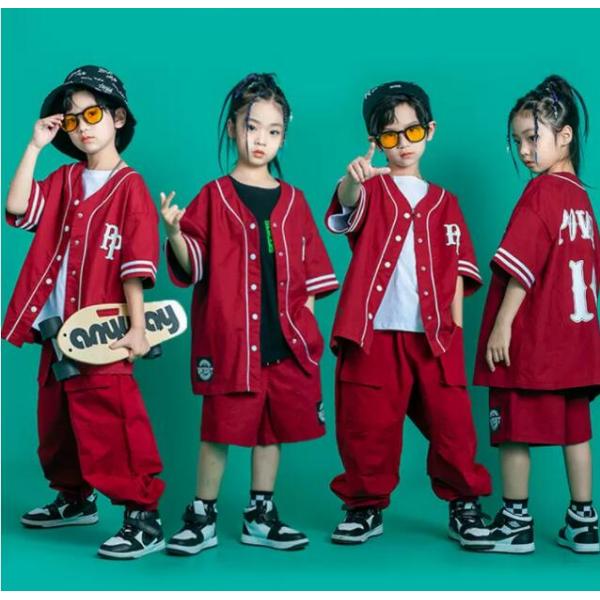 キッズ ダンス衣装 ガールズ ジャズダンス 韓国 HIPHOP ロックダンス衣装 キッズダンス 子供...