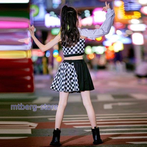 キッズダンス衣装 ヒップホップ 女の子 ステージ衣装 ダンス衣装 韓国子供服 HIPHOP 応援団 ...