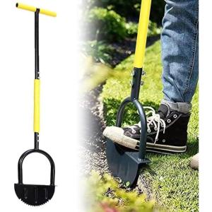 芝生カッター 芝生手入具 ターフカッター ステップ付き