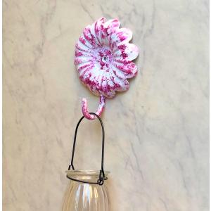 壁掛け 信頼 フック アイアン おしゃれ金具 かわいい 花のデザイン フックハンガー