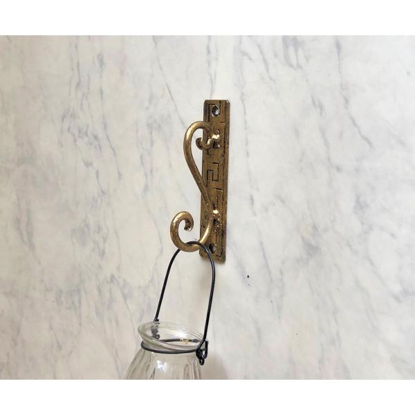 フック 壁掛け アイアン おしゃれ金具 フックハンガー アンティーク調 ウォールハンガー全３色