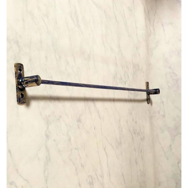 タオルハンガー  タオル掛け ８０ｃｍ 全３色 小窓カーテン用や洗面所のタオル掛けに