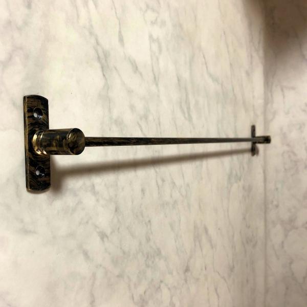 タオルハンガー  タオル掛け ８０ｃｍ 全３色 小窓カーテン用や洗面所のタオル掛けに