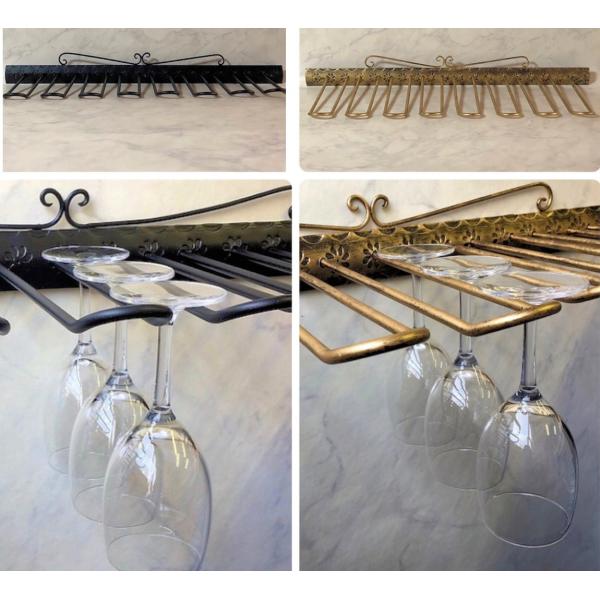 アイアン 便利棚 ウォールシェルフ オープンシェルフ グラスシェルフ 全2色