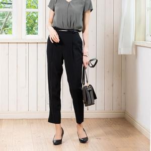 SUPPORT SURFACE/サポートサーフェス/ベルト付きワイドパンツ/1