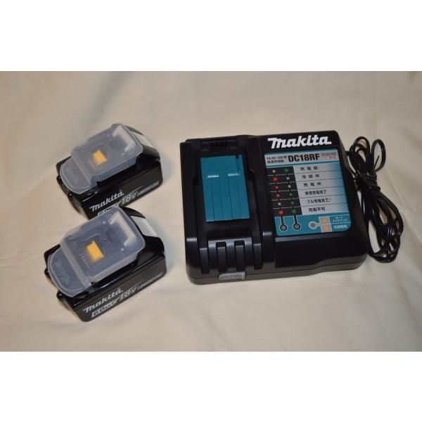 マキタ 新急速充電器 DC18RF連続急速充電可能+アスタリスク付き最新リチウム電池BL1860B　...